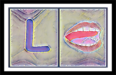 Formation of the mouth with the letter L